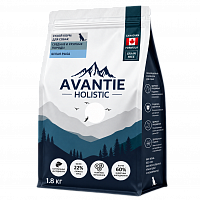 Avantie Holistic Monoprotein Сухой корм для собак средних и крупных пород, Белая рыба