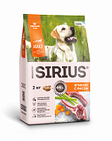 Sirius Сухой корм для собак, Ягненок и Рис
